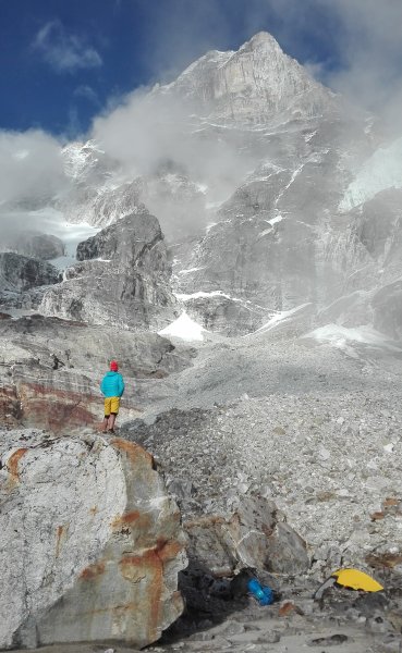 Expedice Nepal 2018, Kyazo Ri  6120 m n.m., Výpadek rozumu, prvovýstup